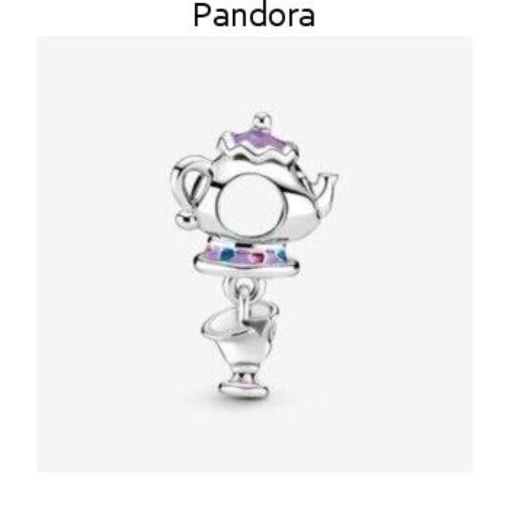 Pandora Disney Beauty And The Beast Mrs. Potts An… - image 4